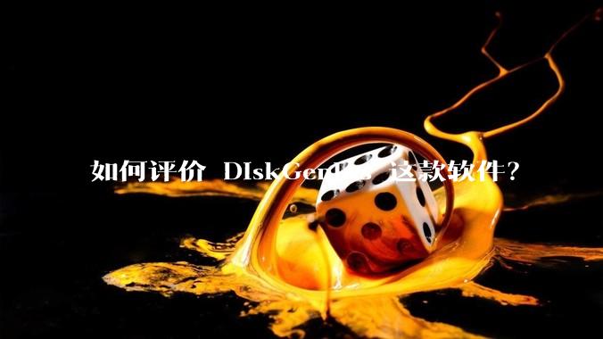 如何评价 DiskGenius 这款软件？