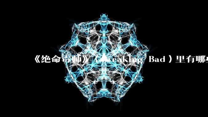 《绝命毒师》（Breaking Bad）里有哪些硬伤？